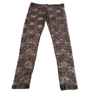 Zenana Outfitters Sheer Lace Leggings